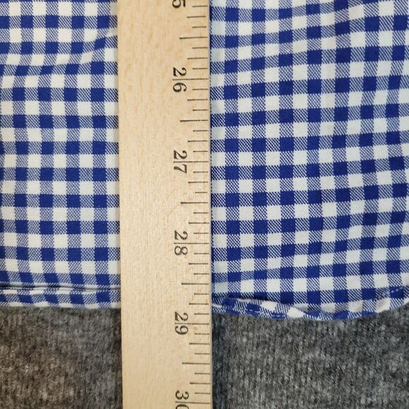 Polo Ralph Lauren Mens Shirt Button Down Size S Blue White Checked Oxford - Picture 9 of 9